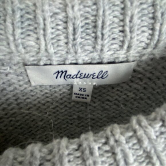Madewell Dreamer Embroidery Keaton Alpaca Pullover Knit Womens Size XS Sweater4 - Picture 4 of 11
